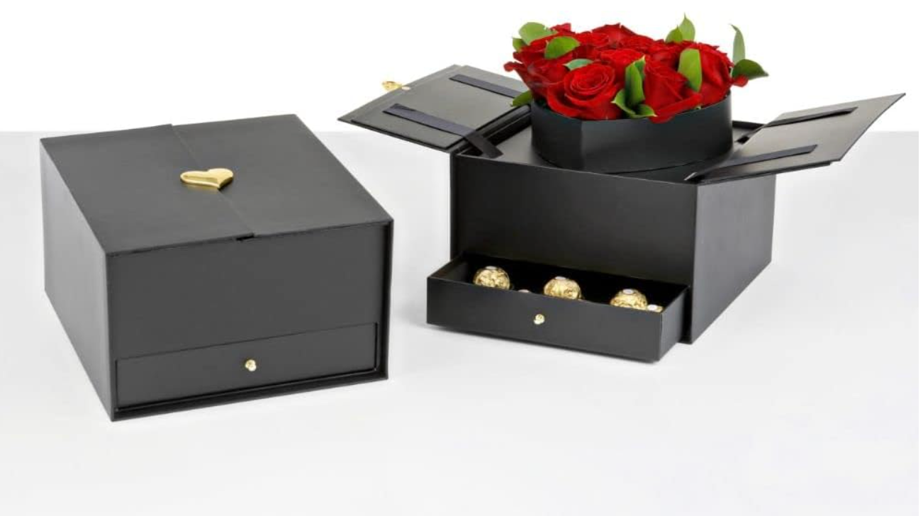 Pull-Up Heart  Box + Drawer
