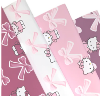 HK coquette bow Korean Wrapping paper