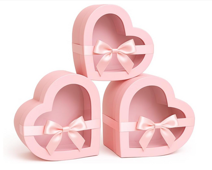 heart bow box