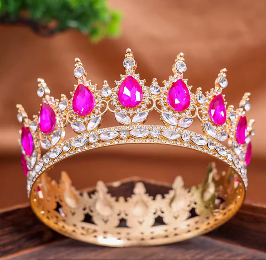 Queen Tiara Hot Pink