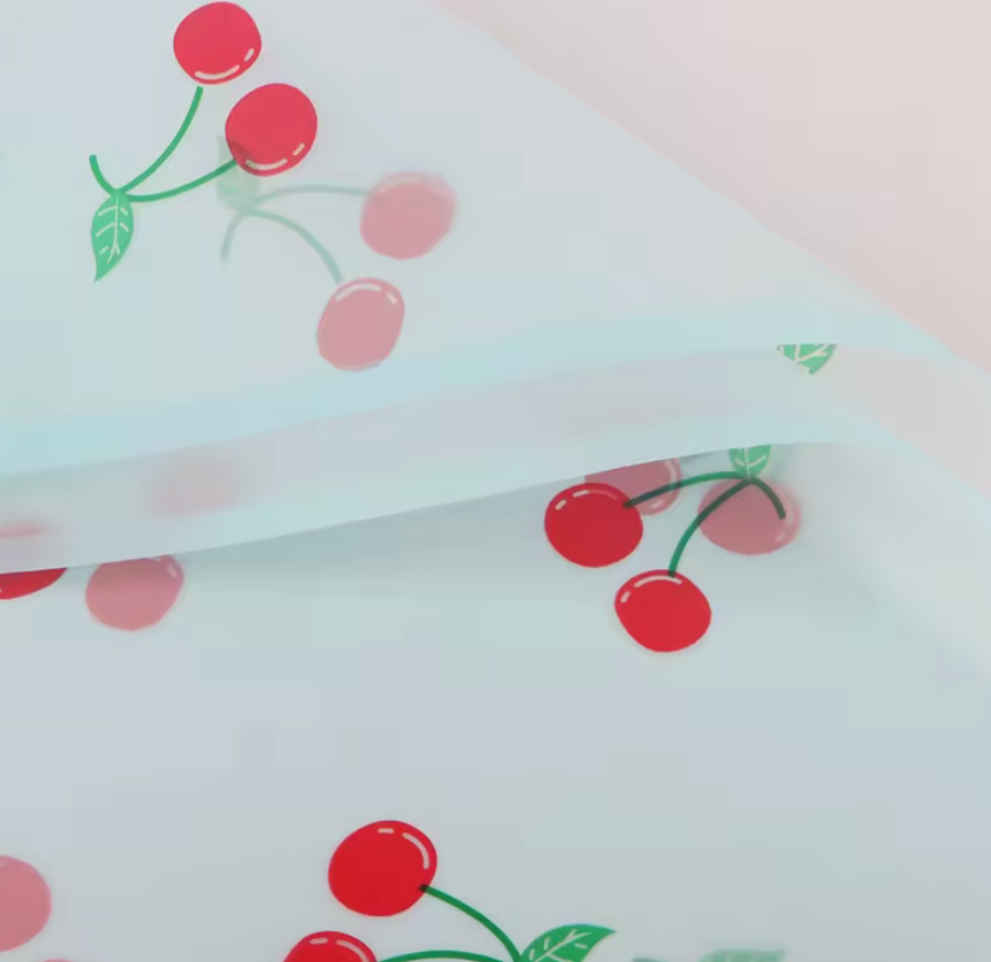 Cherry Design wrapping Clear paper