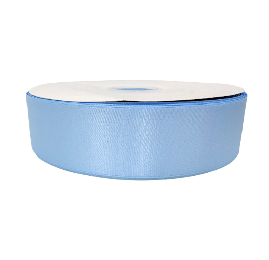 1 1/2" Sky Blue Satin Ribbon Double-face 100 Yds