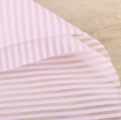 Translucent Vertical Stripes Wrapping Paper