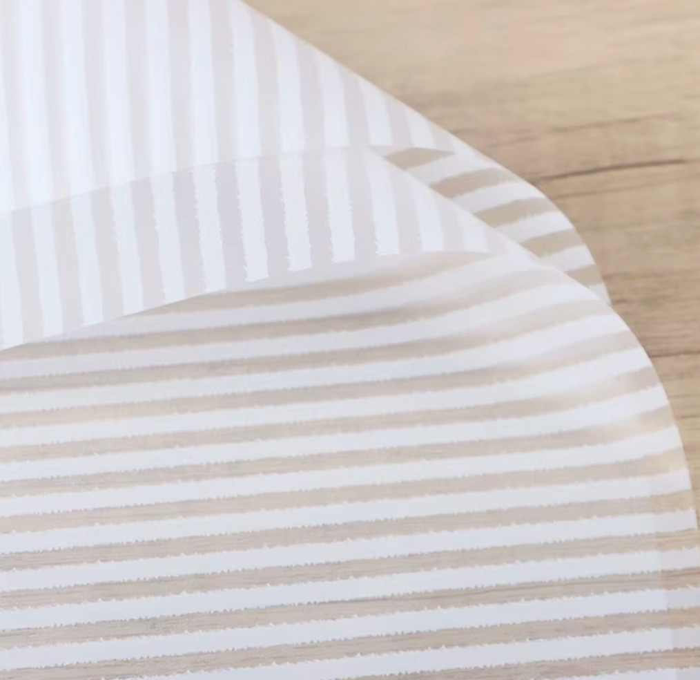 Translucent Vertical Stripes Wrapping Paper
