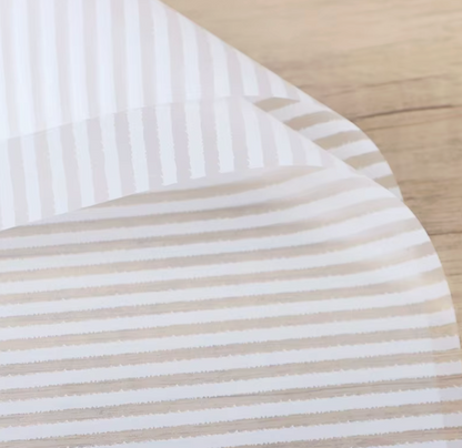 Translucent Vertical Stripes Wrapping Paper