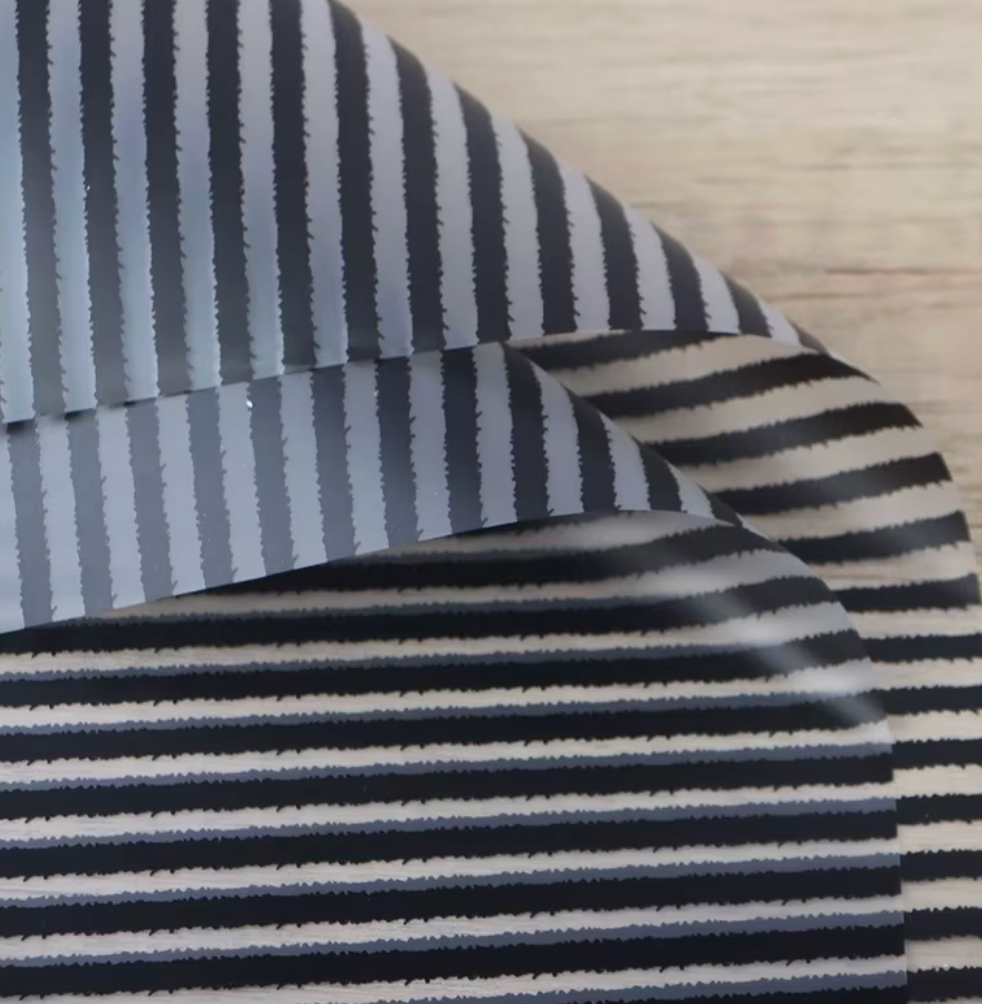Translucent Vertical Stripes Wrapping Paper
