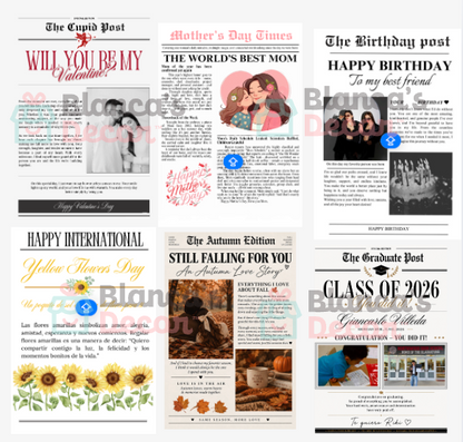 Custom Newspaper Poster