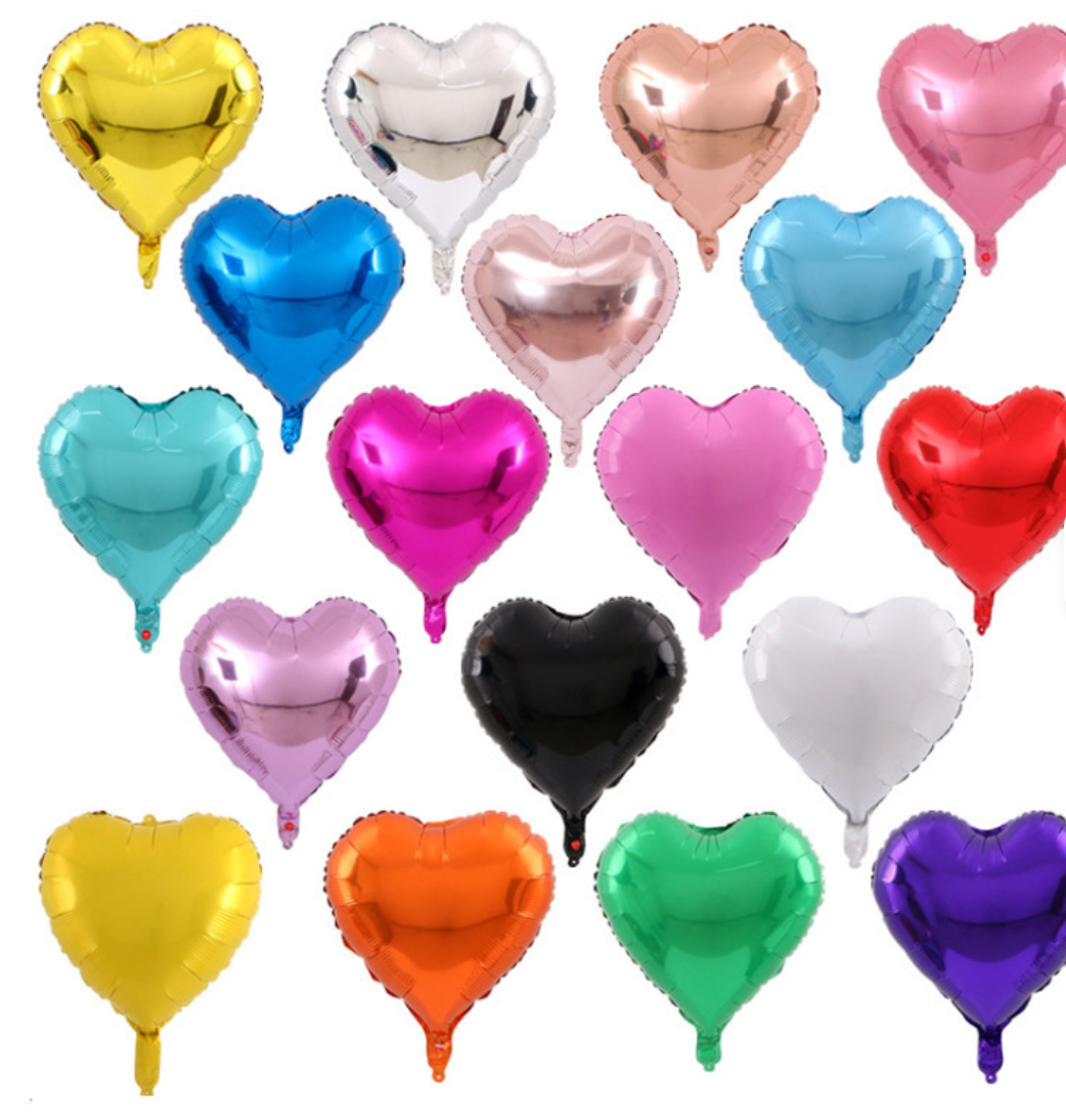 Heart Foils 18"