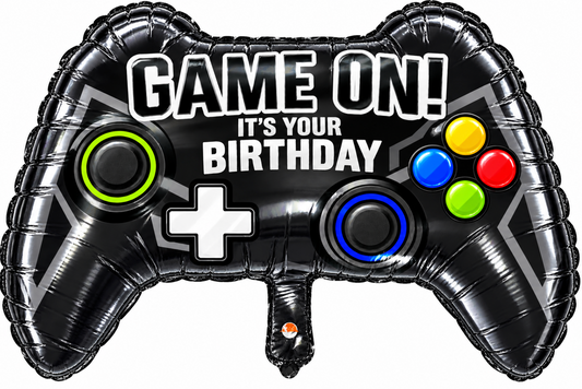 Game on it's your birthday foil 22"