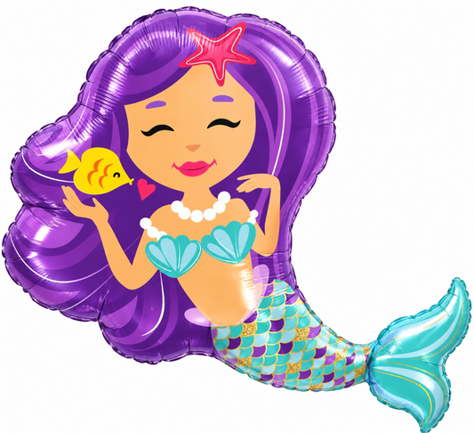 Mermaid  Foil 38"