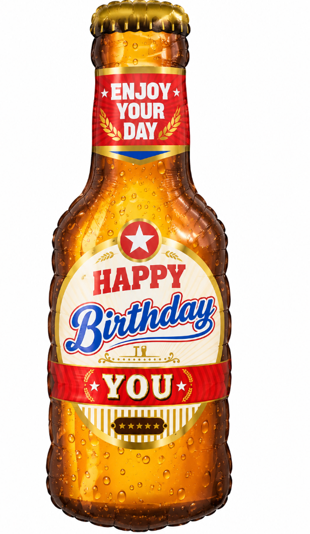 HPB Beer Bottle Foil 36"