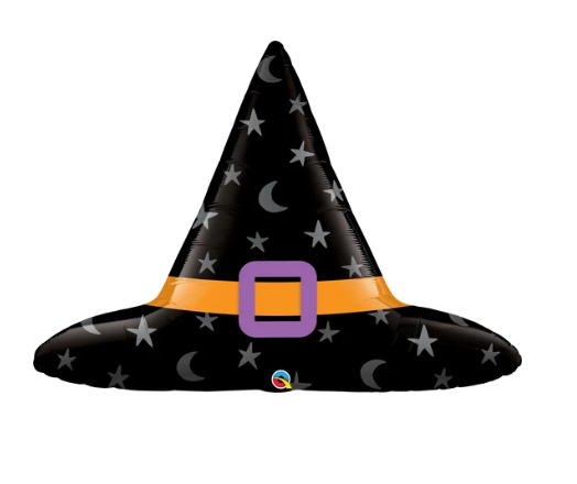 Halloween Witch's Hat 40" Foil