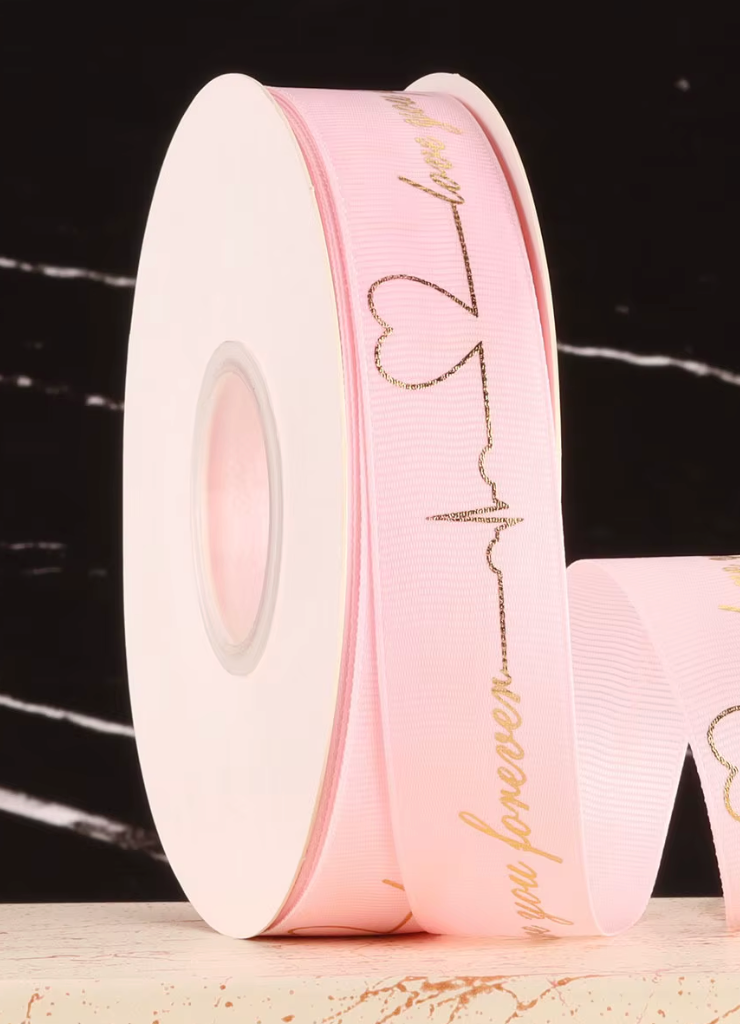 1" Inch ribbon  Love you forever 36yds
