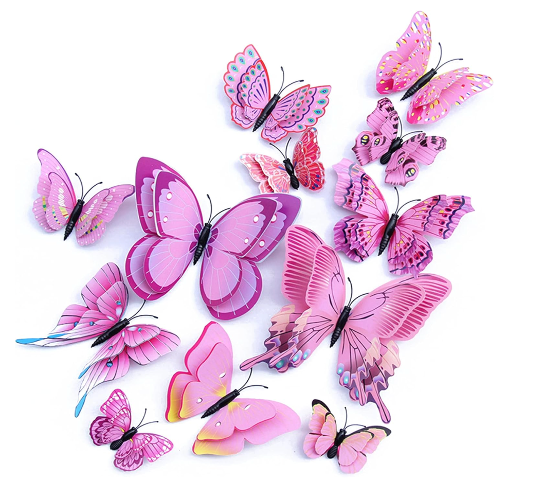 Colorful Butterfly 3d