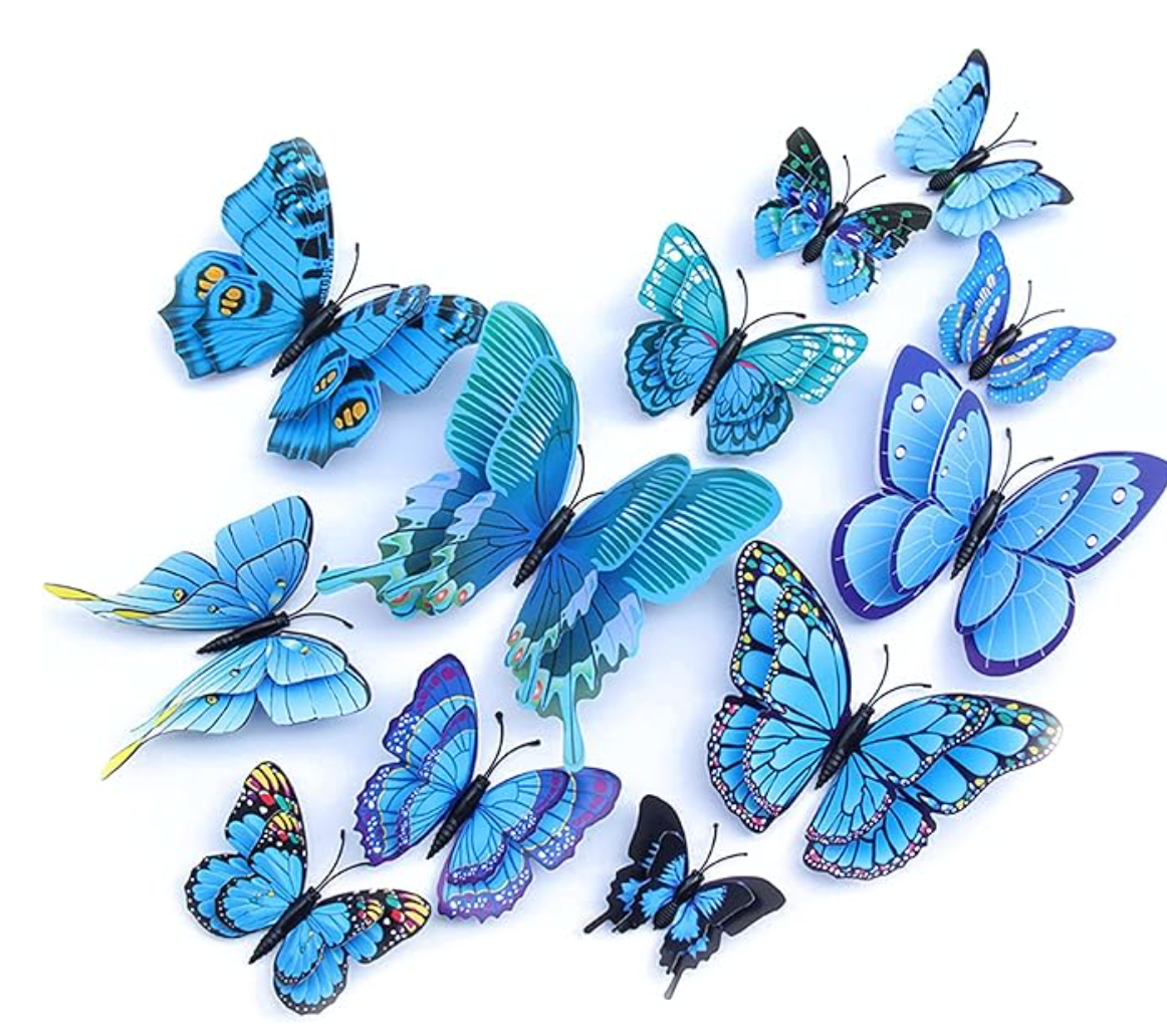 Colorful Butterfly 3d