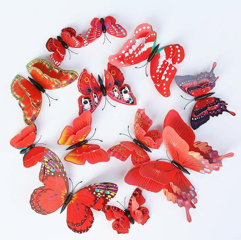 Colorful Butterfly 3d