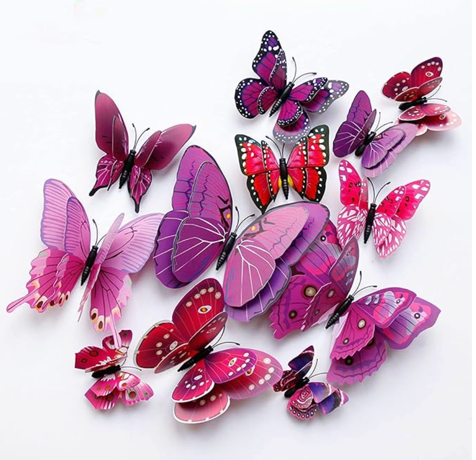 Colorful Butterfly 3d