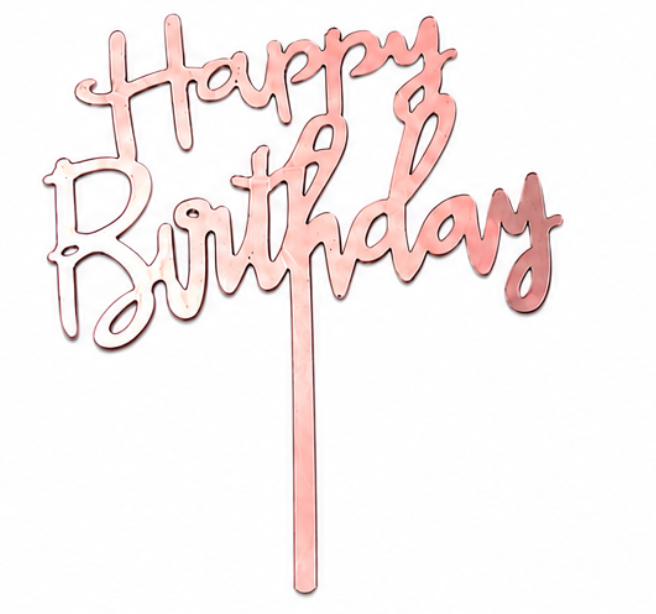 Happy Birthday topper (10ct)