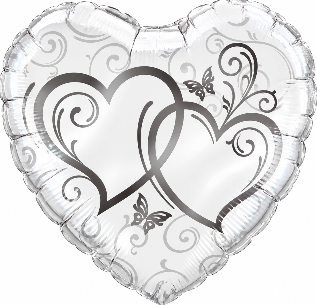 18" heart  Foils
